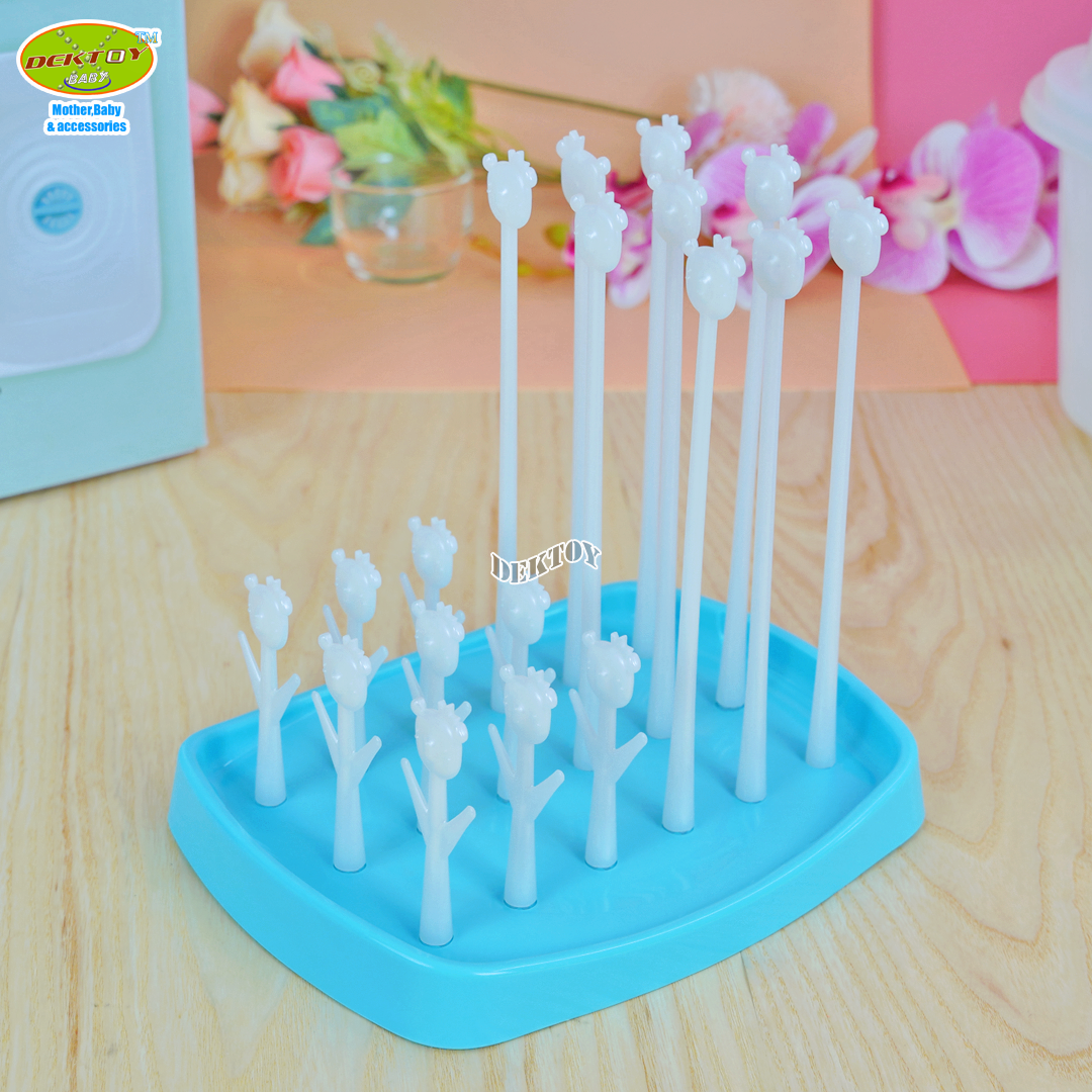 NANNY แนนนี่+Microban ชุดอุปกรณ์ล้างขวดนมและจัดเก็บขวดนม6ชิ้น S6-N216