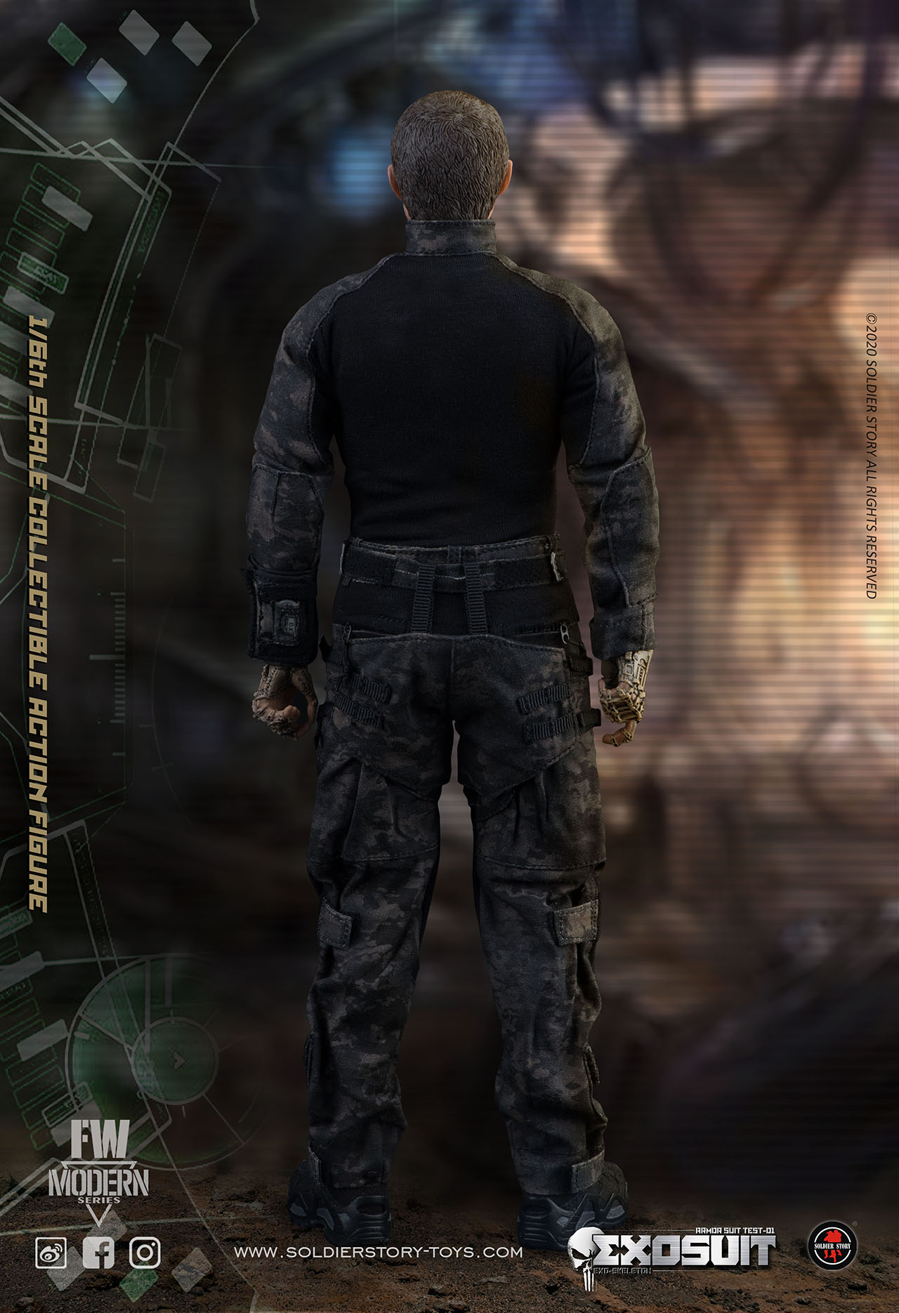 [สั่งจอง] SoldierStory SS122 1/6 : EXO SKELETON ARMOR SUIT TEST-01