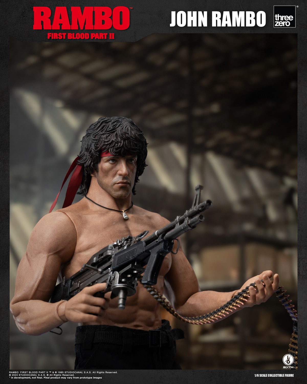 [สั่งจอง] Threezero 1/6 : Rambo First Blood Part II