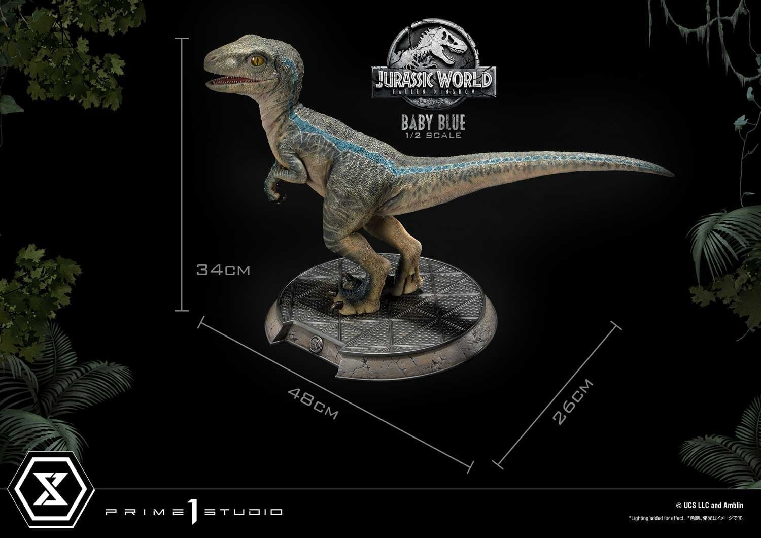 [สั่งจอง]Prime 1 Studio LMCJW2-08 1/2 : (Jurassic World : Fallen Kingdom) - Baby Blue