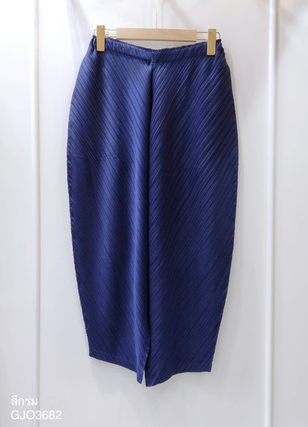 ยาว 32.5นิ้ว!! 2MUAY รุ่น GJO3682 กางเกงผู้หญิง กางเกงพลีทคุณภาพ 12สี FREE SIZE THICKER BOTTOM PLEAT PANTS