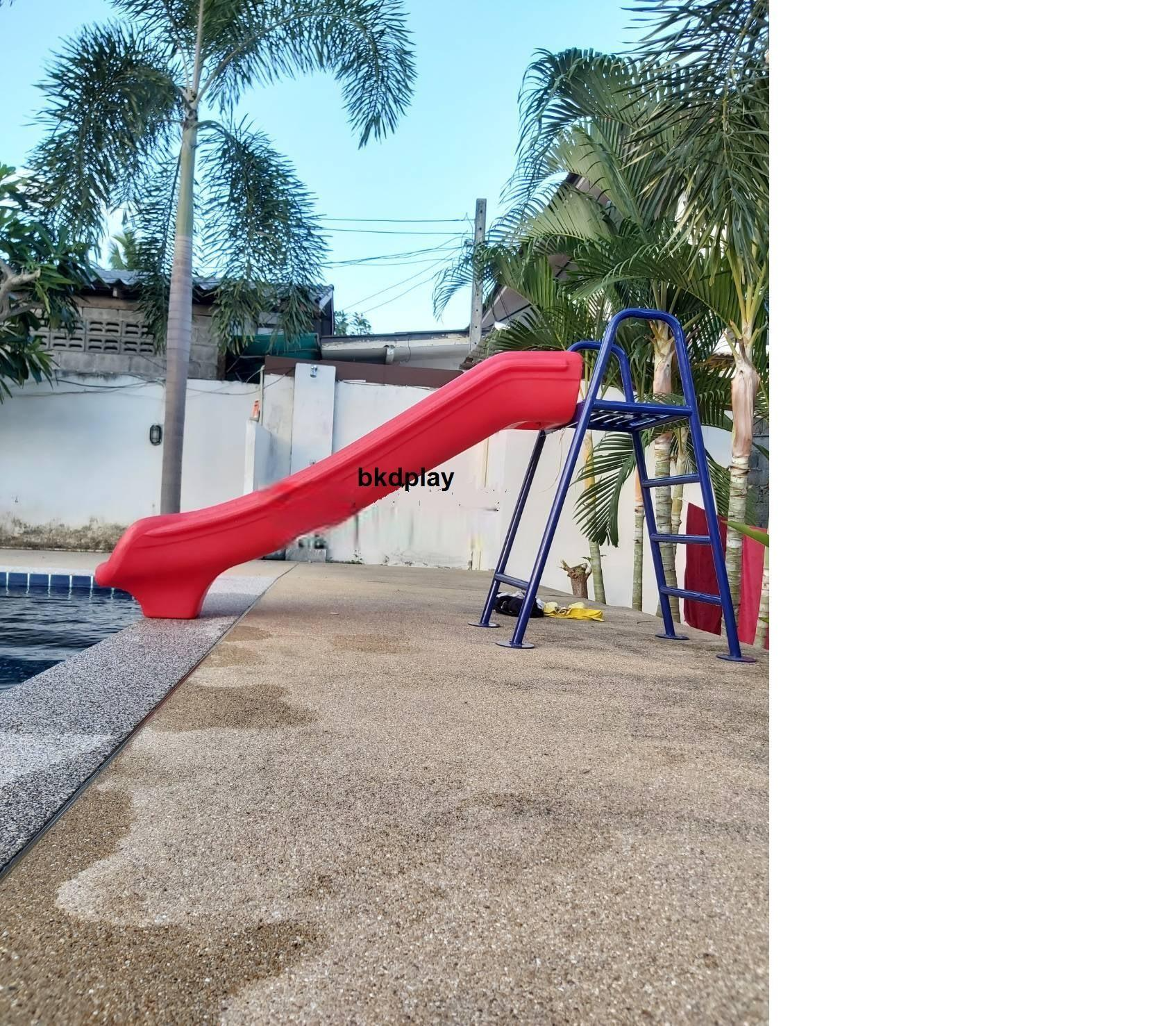 ส่งฟรี สไลเดอร์โครงเหล็ก สไลเดอร์สูง70ซม. , รางสไลเดอร์สนามเด็กเล่น ขอบสระน้ำ กระดานลื่นนำเข้า, ของเล่นสนาม, เครื่องเล่นสนามกลางแจ้ง พร้อมส่ง