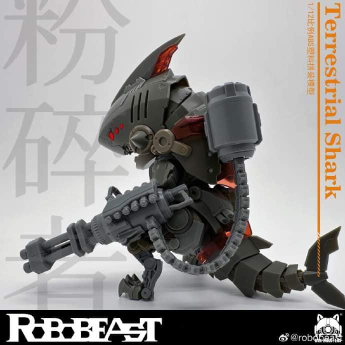 [สั่งจอง]Robobeast 1/12 : Terrestrial Shark [model kit] 15Cm