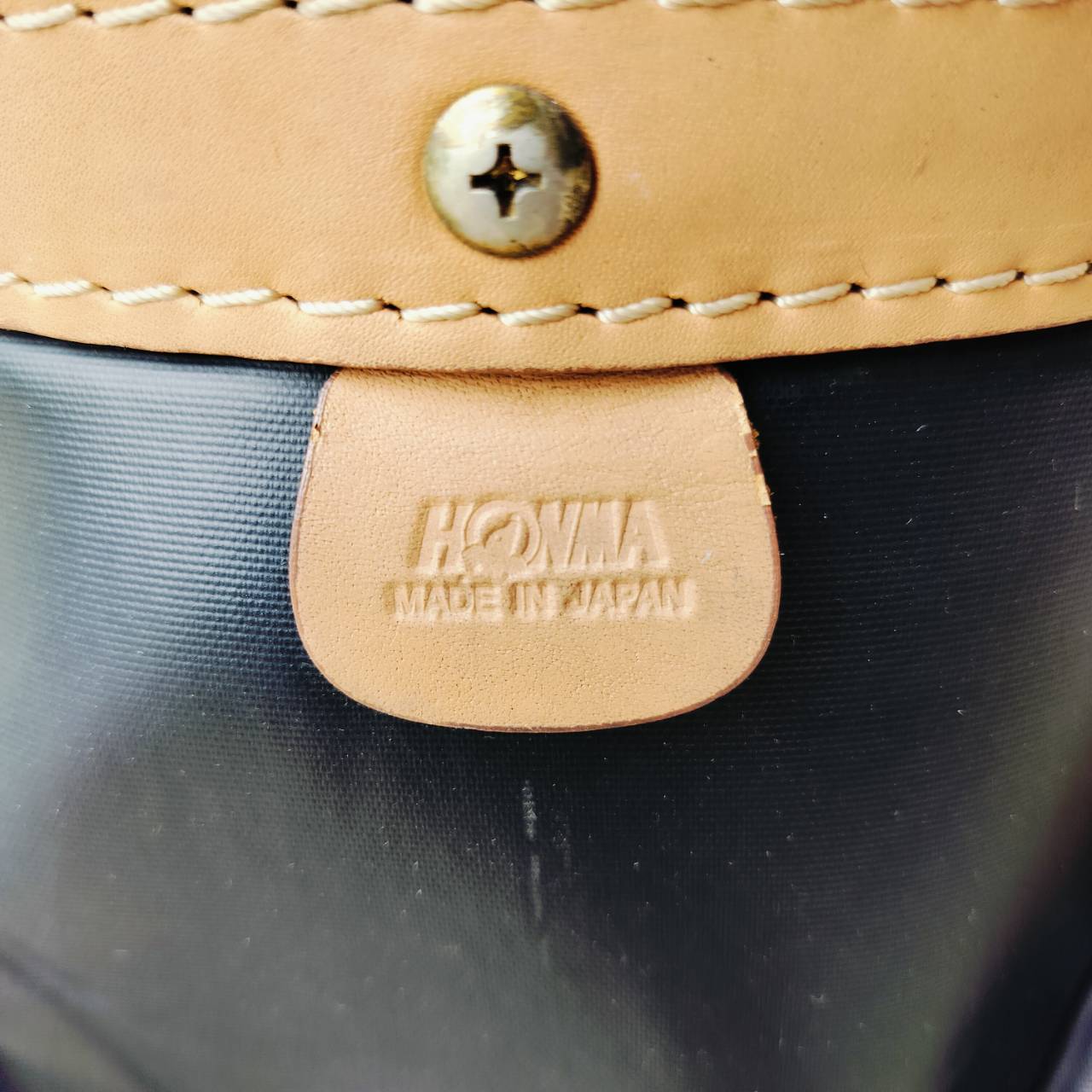 ถุงกอล์ฟ HONMA หนังแท้ มือสอง MADE IN JAPAN สวยคลาสสิคมากๆ
