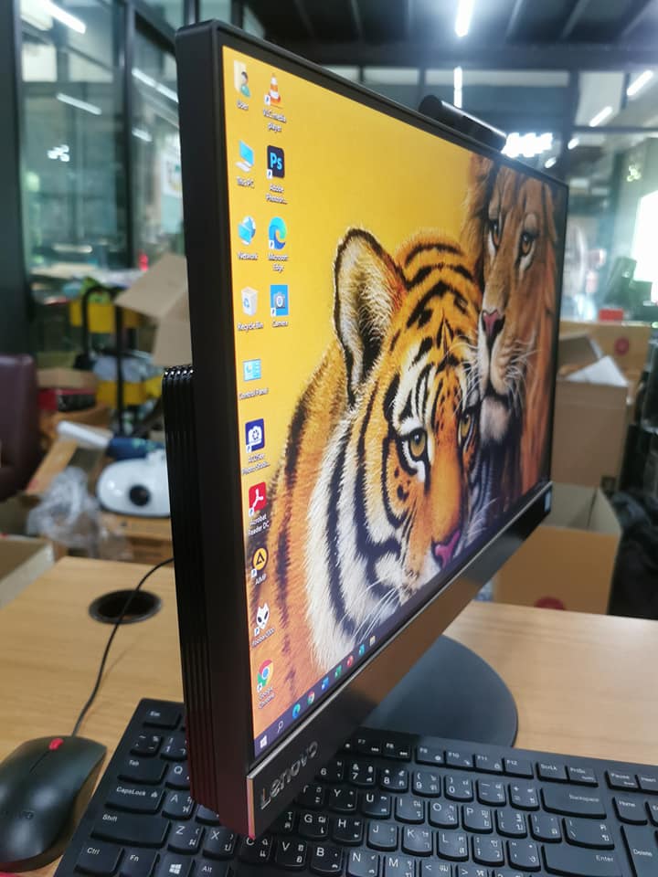 คอมพิวเตอร์ออลอินวัน All in one Lenovo ThinkCentre V410z - 21.5 inch CPU i3-7100T Ram 8 GB HDD 1 TB