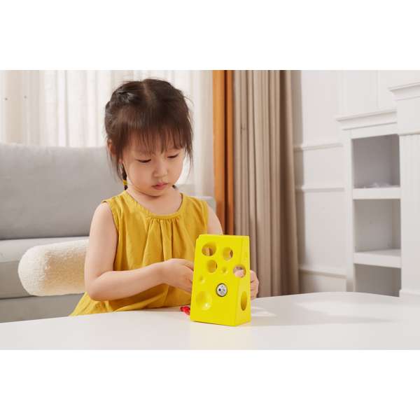 ชุดฝึกร้อยเชือกหนูกินชีสแสนอร่อย ของเล่นเสริมพัฒนาการ, ของเล่นเด็กอนุบาล, สื่อการสอนเด็กอนุบาล พร้อมส่ง