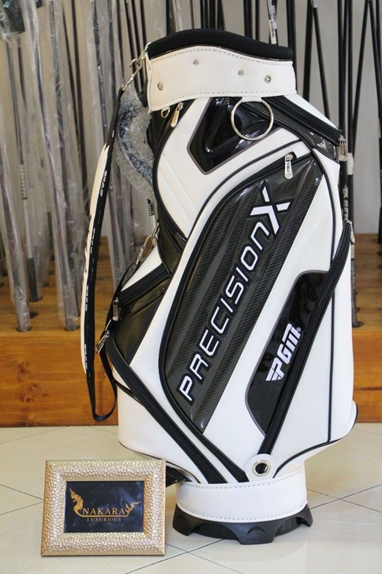 GOLF BAG PU WATER PROOF ถุงกอล์ฟ PGM QB034 กันน้ำ คุณภาพสูง เกรดพรีเมี่ยม ( 1 pcs. )