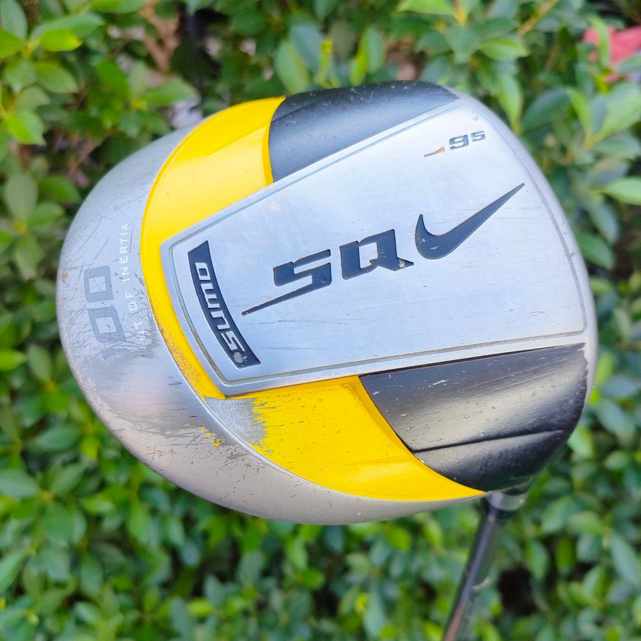 DRIVER NIKE SUMO SQ รุ่น M.O.I.5900 เป็นค่า การชดเชยการผิดพลาดที่สูงที่สุด องศา 9.5 ก้าน DIAMANA FLEX S รุ่นนี้ตียังไงก็ตรงครับ ตีง่าย ตีไกล