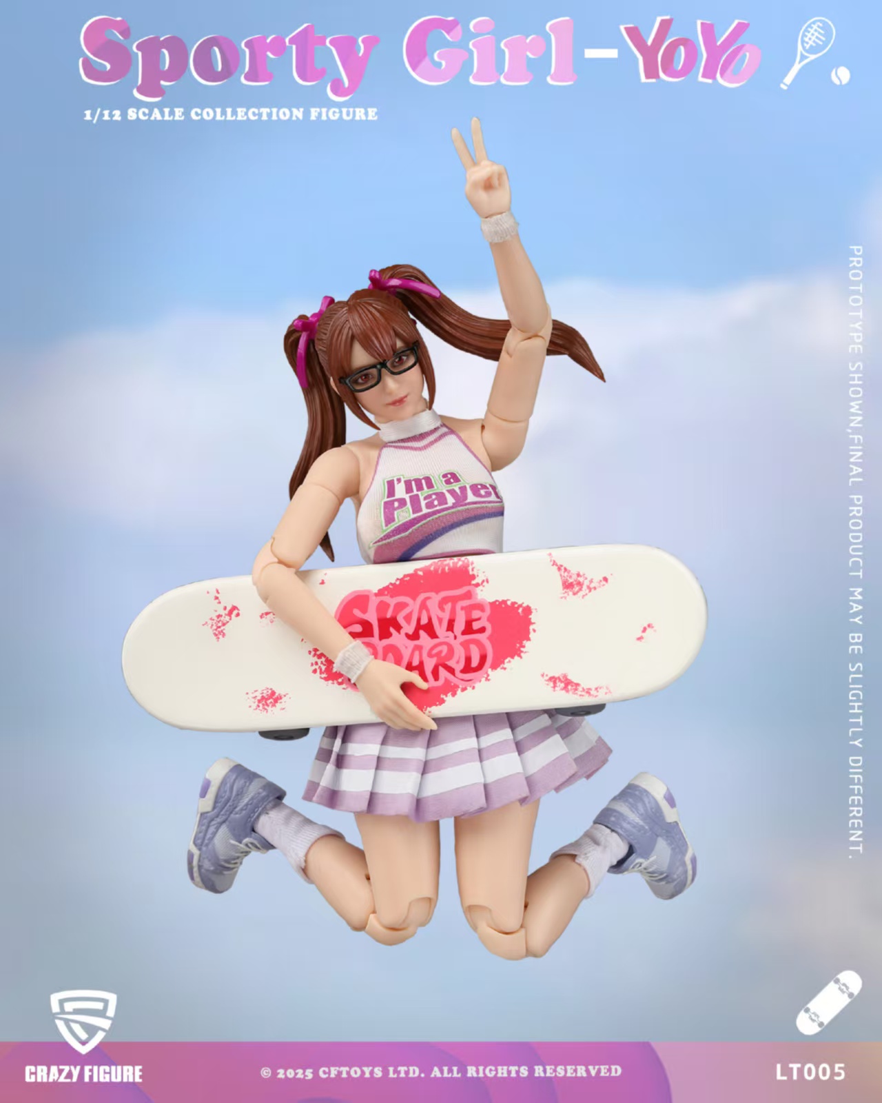 [สั่งจอง]CRAZY FIGURE LT005 1/12 : Sports Girl-Youyou