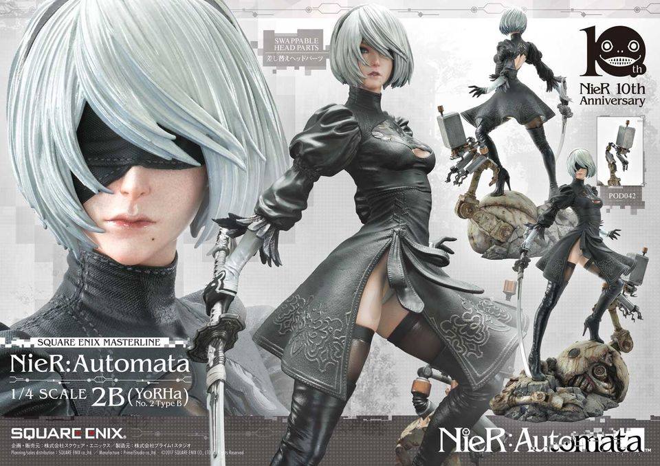[สั่งจอง]Prime 1 Studio x Square Enix 1/4 scale SEM-02: NIER AUTOMATA 2B (YORHA NO. 2 TYPE B2)