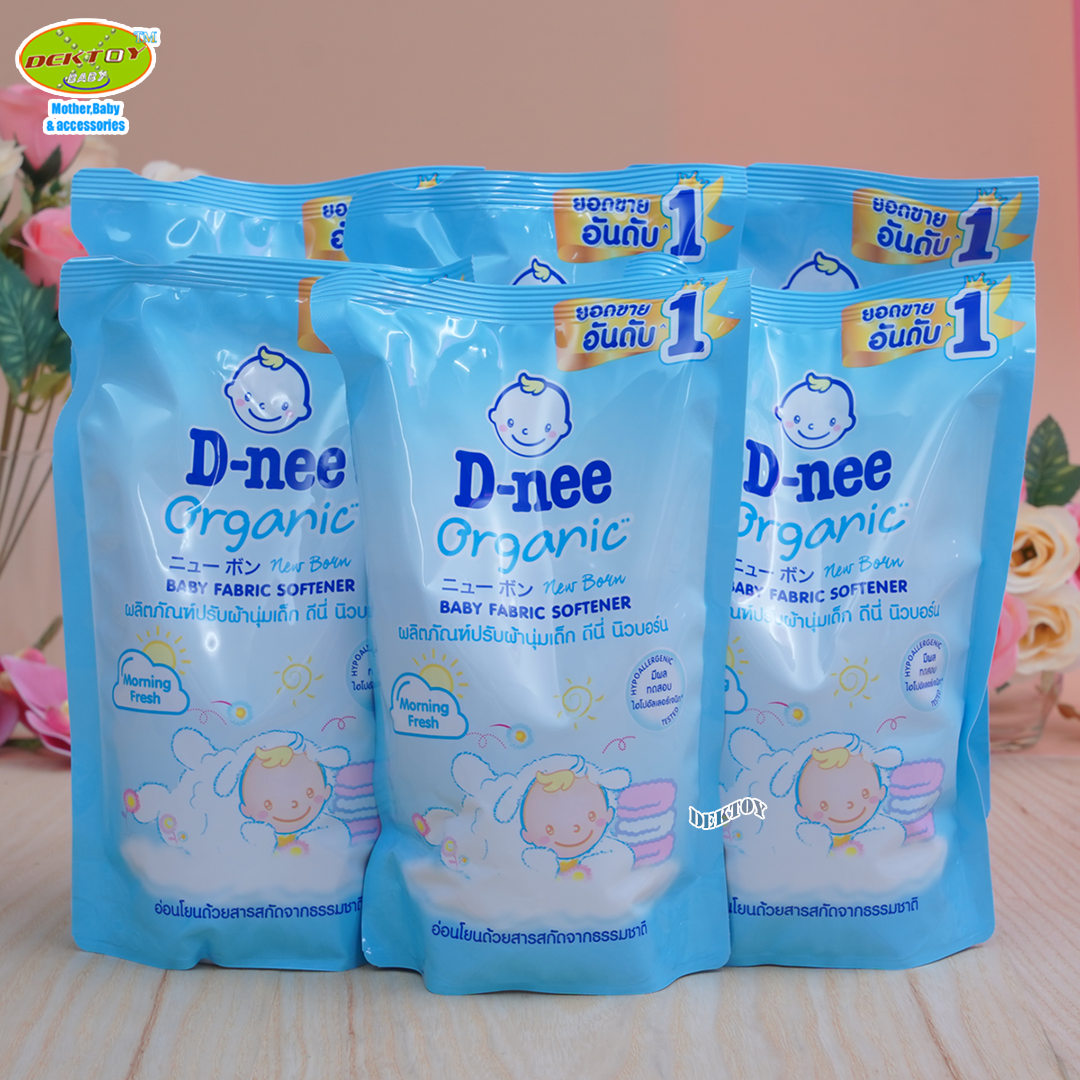 D-nee ดีนี่น้ำยาปรับผ้านุ่มดีนี่ กลิ่น Morning Fresh 550 มล.สีฟ้า