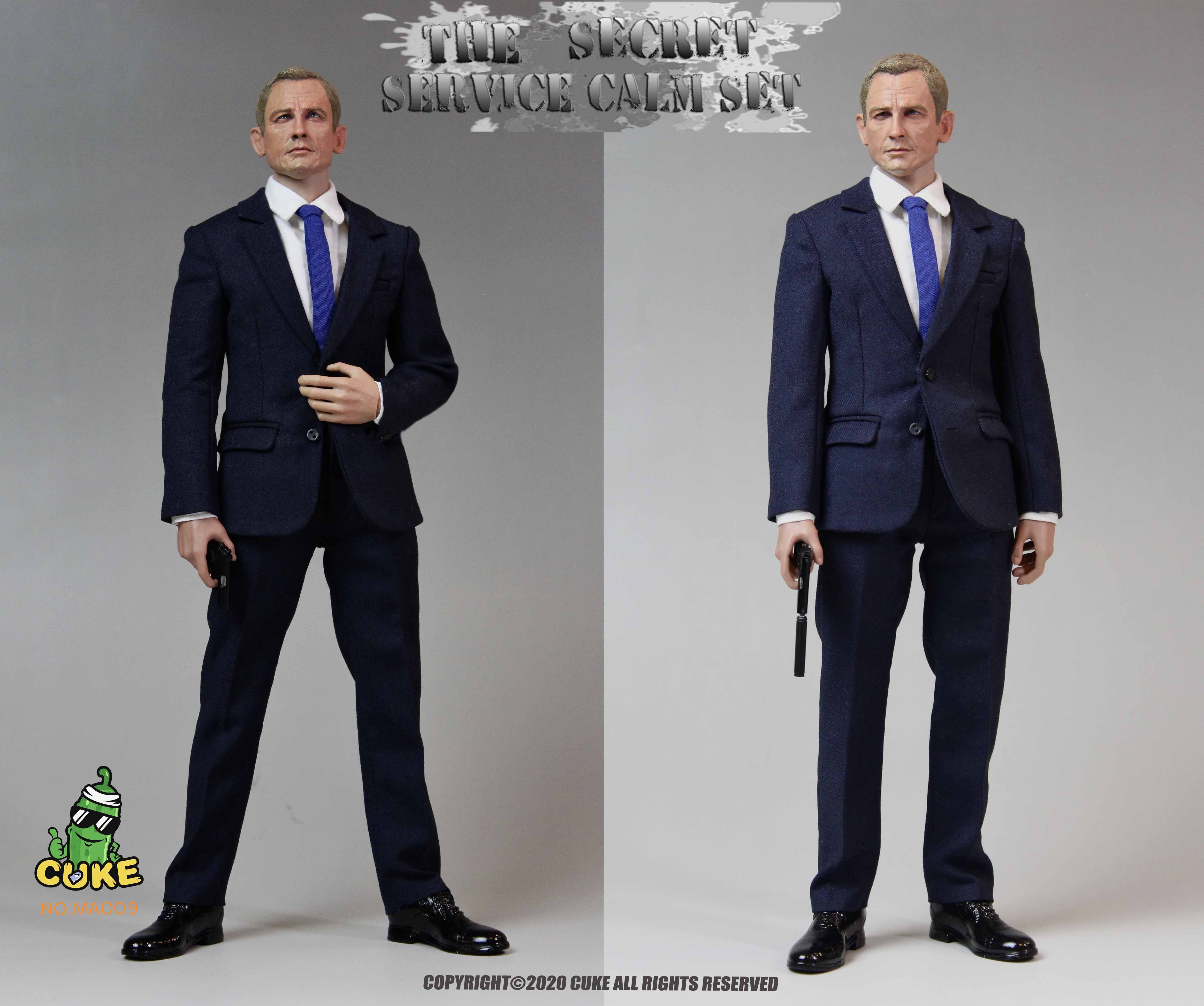 [สั่งจอง] CUKE TOYS MA-009A/B The Secret Service Calm Set Grey/Blue
