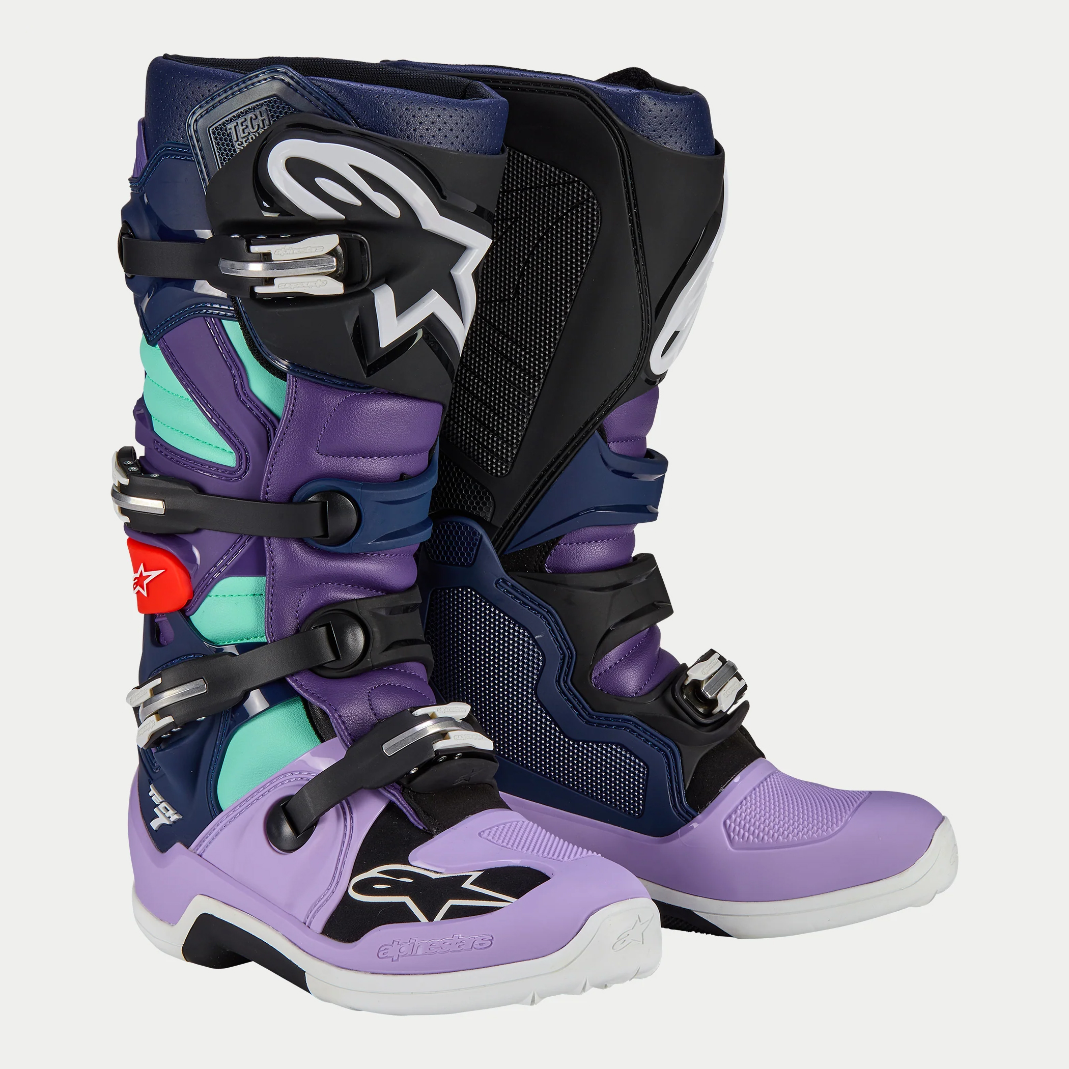 รองเท้า Alpinestars Limited Edition Imperial Tech 7 Boot - Double Purple/Blue/Black