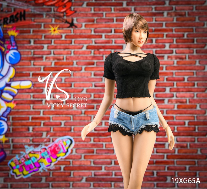 [สั่งจอง] VSTOYS 19XG65 A/B/C/D 1/6 Scale : Summer Denim Shorts Set