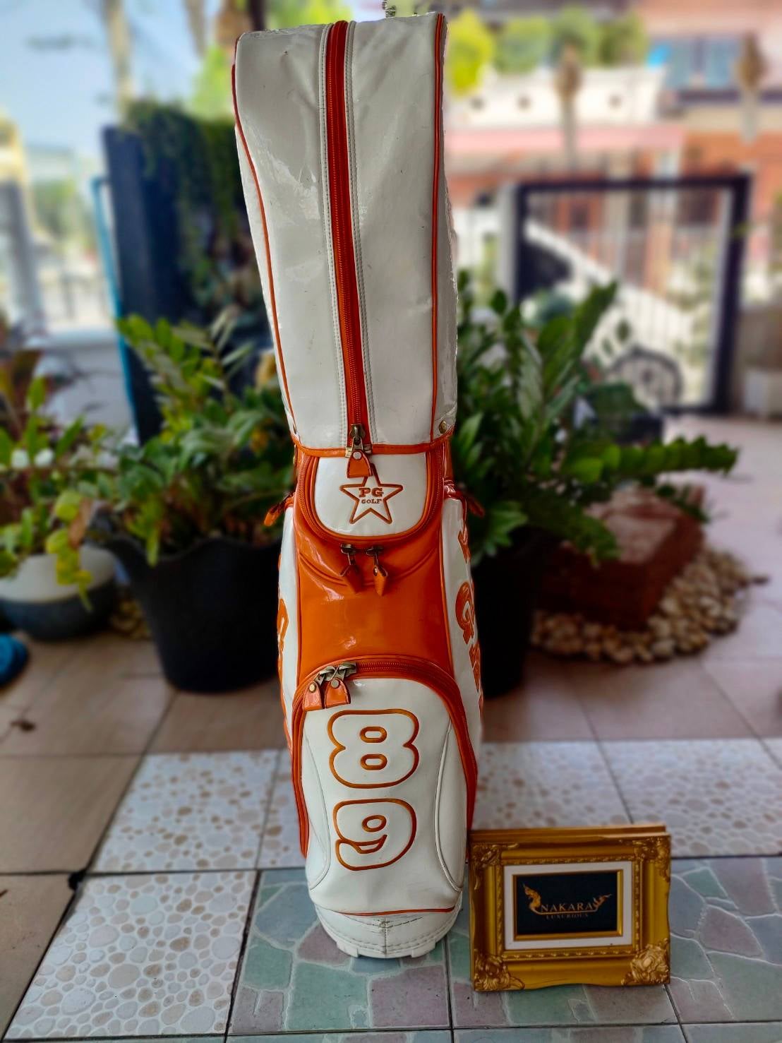 ถุงกอล์ฟ PEARLY GATES 89 เท่ห์มาก ภายในบุขนมิ๊ง กันรอย ขนาด 9 นิ้ว