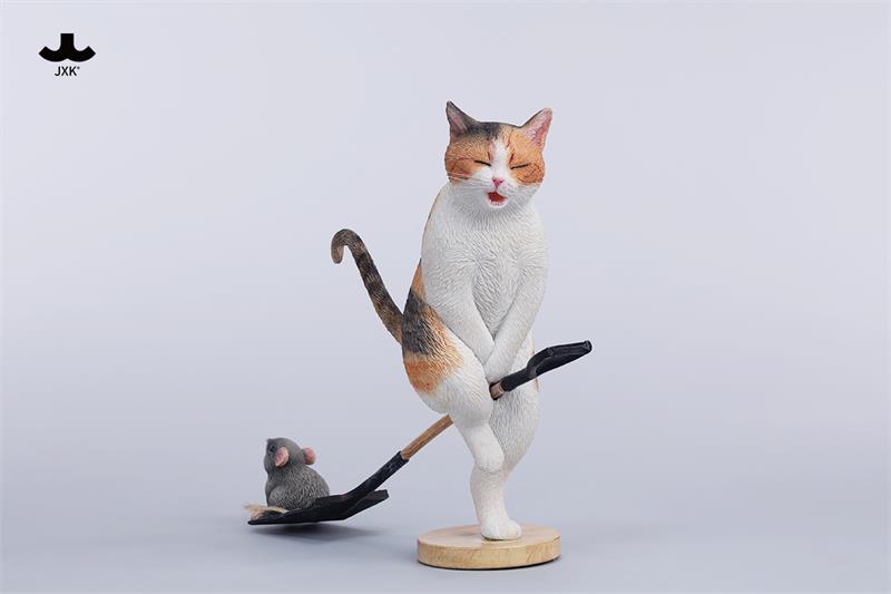 [สั่งจอง] JXK 1/6 : Folded Eared Cat Figurine V2
