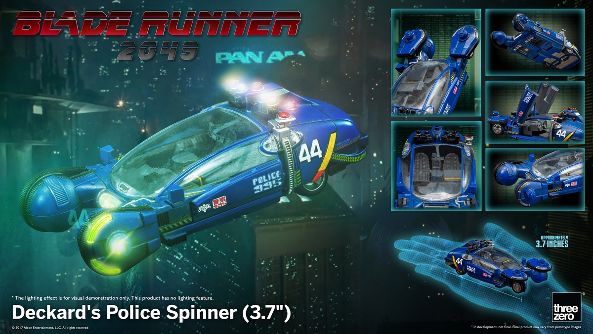 [สั่งจอง]Threezero 3Z06890W0 : Blade Runner 2049 - Deckard’s Police Spinner (3.7นิ้ว)