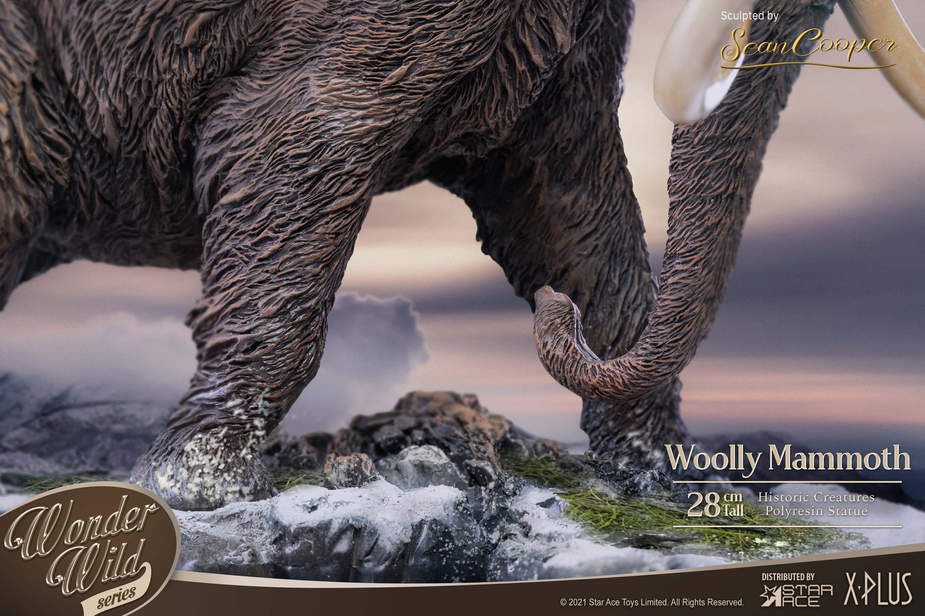 [สั่งจอง]X-Plus / STAR ACE Toys SA5001 : "WONDER WILD" series - Wooly Mammoth Statue