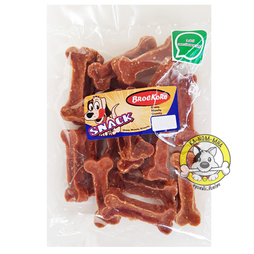 Chicken Fiber Bone เนื้อไก่อบแห้งผสมไฟเบอร์ แพค 180 กรัม