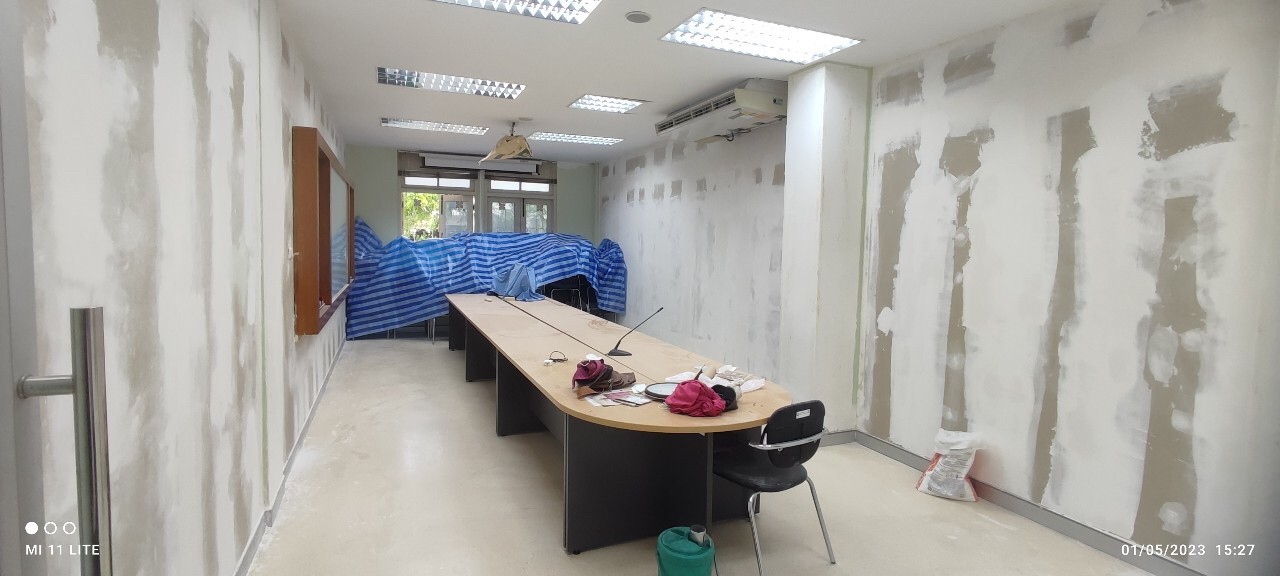 งานปรับปรุงห้องประชุมภาควิชาอายุรศาสตร์ร.พ.ศิริราช