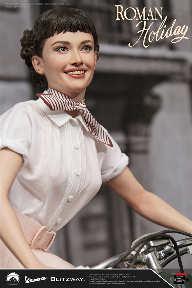 [สั่งจอง]Blitzway BW-NS 20401 Princess Ann & 1951 Vespa 125. 1/4 Scale Statue