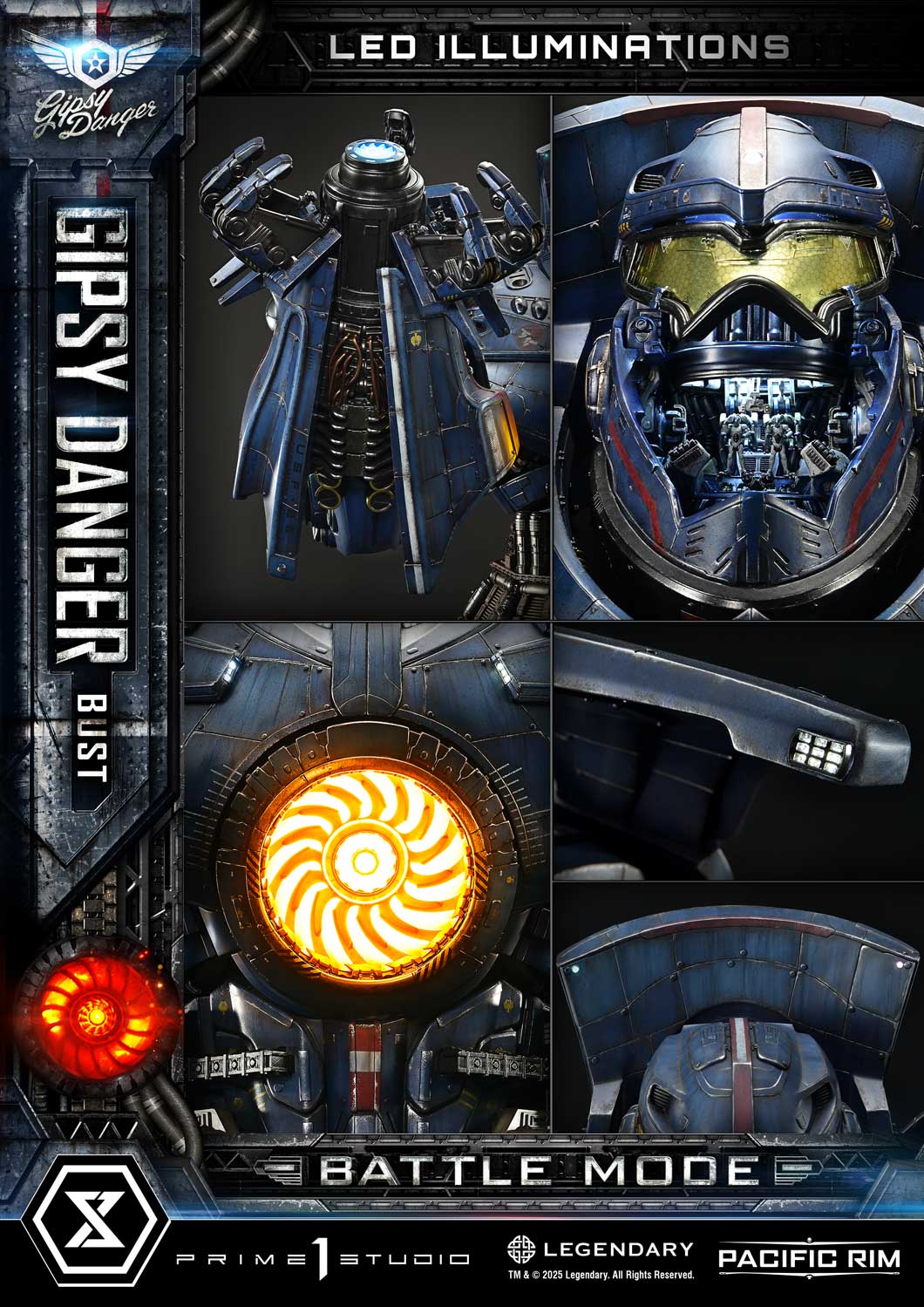 [สั่งจอง]Prime 1 Studio LSPACRIM-02 : Gipsy Danger Battle Mode (Pacific Rim)