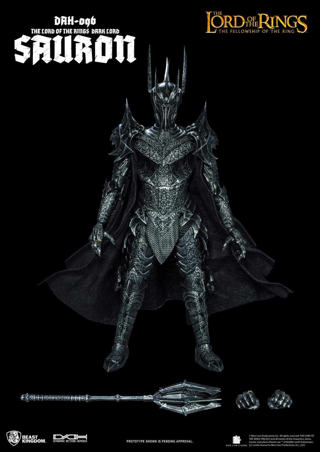 [สั่งจอง] Beast Kingdom DAH-096 : The Lord of the Rings Dark Lord Sauron (29cm)