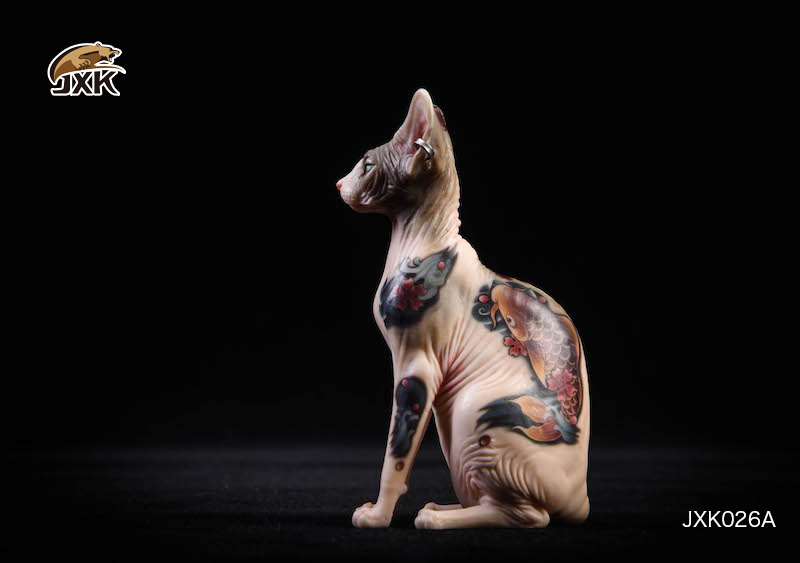 [สั่งจอง]JxK.Studio Jxk026A/b 1/6 Scale Sphynx cat tattoo