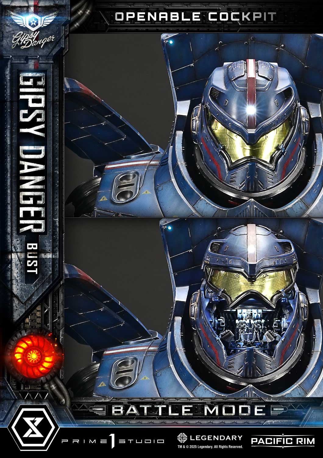 [สั่งจอง]Prime 1 Studio LSPACRIM-02 : Gipsy Danger Battle Mode (Pacific Rim)