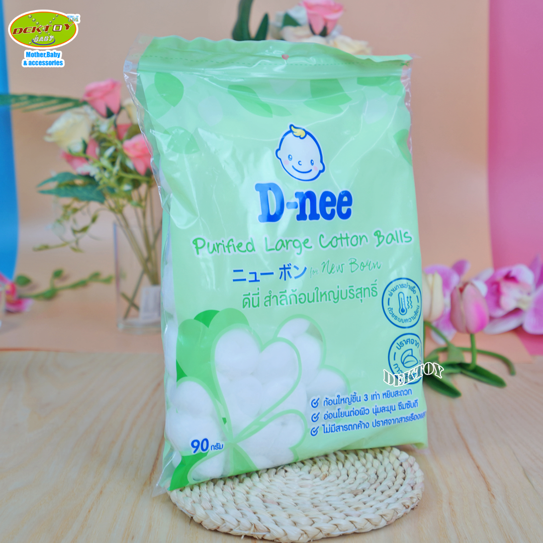 D-nee ดีนี่ สำลีก้อนใหญ่บริสุทธิ์ดีนี่90กรัม