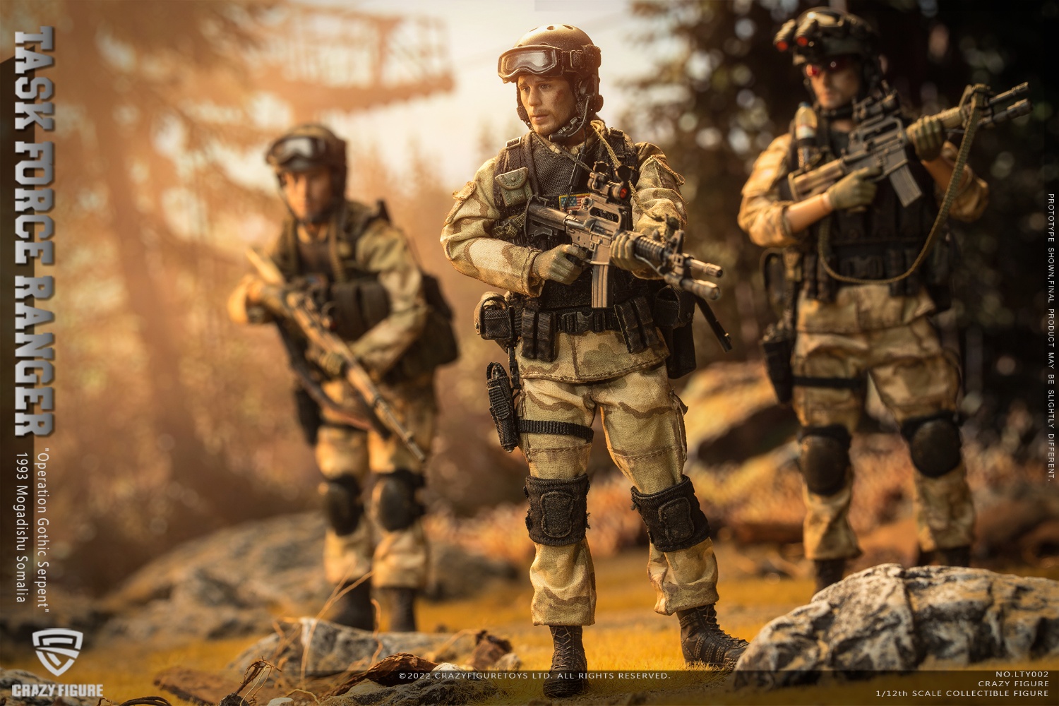 [สั่งจอง] Crazy Figure LTY002 CFTOYS 1/12 Task Force Ranger