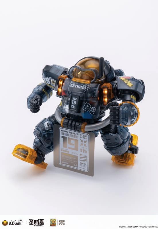 [พร้อมส่ง] SEMK Soskill - B.Duck & Spa Duck Black Clear Ver. (โมเดลพลาสติกคิท ต้องนำไปประกอบ)