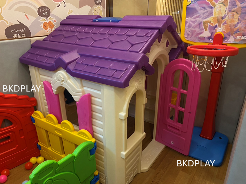 บ้านเจ้าหญิงชมพูม่วง บ้านของเล่น ,บ้านเด็ก ,บ้านพลาสติกของเล่นเด็ก,พร้อมส่ง