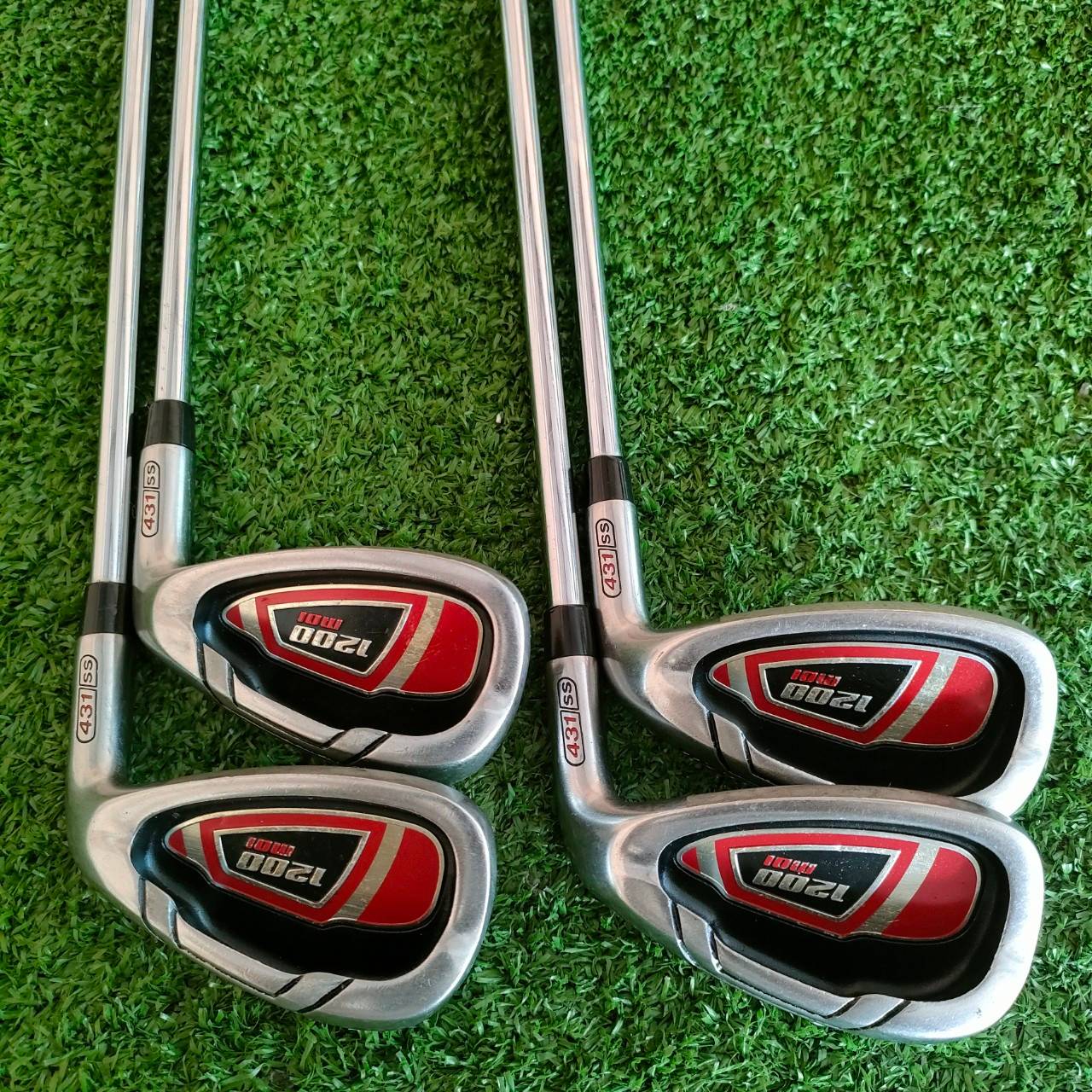 ชุดเหล็ก WILSON 1200 MOI 431 SS มีเหล็ก 7-9 เเละ PW ก้าน TRUE TEMPER FLEX R เหล็กตีง่ายมาก HIGH MOI , ชดเชยความผิดพลาดสูงสุด ไม้กอล์ฟมือสอง ของแท้ BY NakaraLuxurious