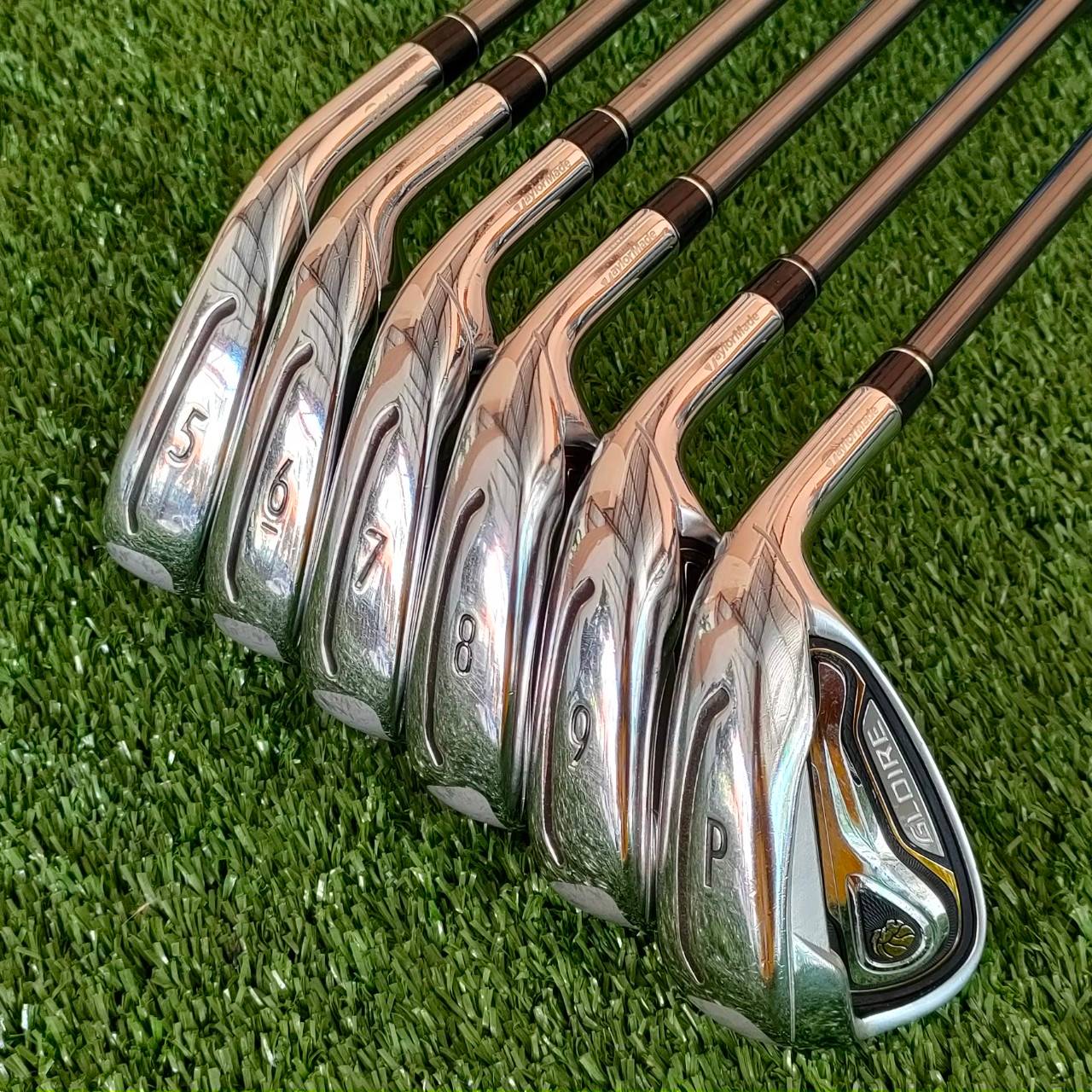 ชุดเหล็ก TAYLORMADE GLOIRE มีเหล็ก 5 - 9 เเละ PW