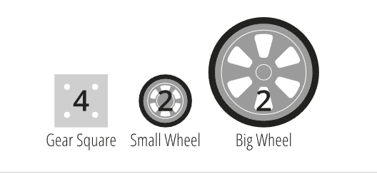 ชุดล้อเสริม Giant Polydron 8 ชิ้น ของเล่นเด็ก ของเล่นสนาม ของเล่นเสริมพัฒนาการ ของเล่นเสริมพัฒนาการเด็กอนุบาล พร้อมส่งในไทย