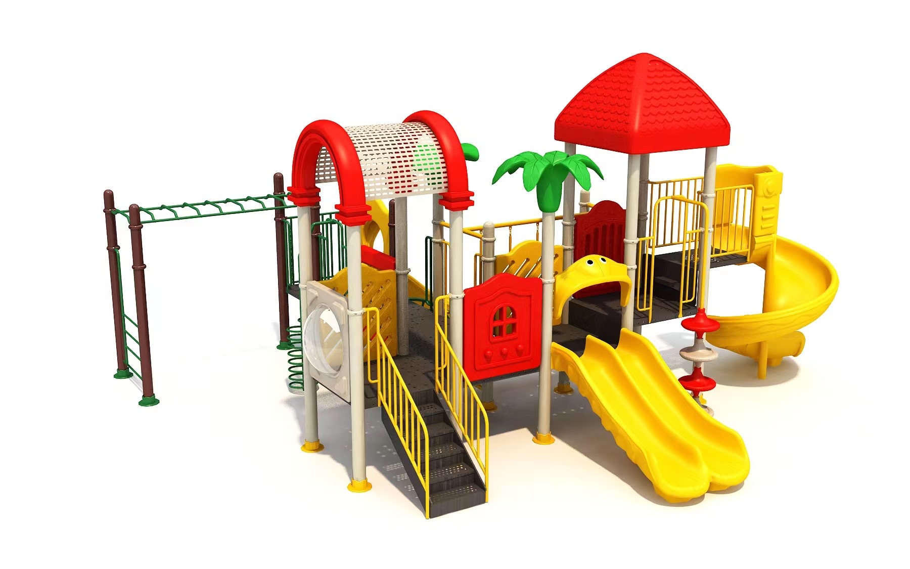 เครื่องเล่นสนาม กลางแจ้ง, ชุด ป้อมปราการนักผจญภัย , กระดานลื่น,ของเล่น,ครุภัณฑ์สนามเด็กเล่น, สพฐ,โครงการโรงเรียนประชารัฐ playground,สไลเดอร์,ของเล่นเสริมพัฒนาการ,เครื่องเล่นสนาม, สนามเด็กเล่น