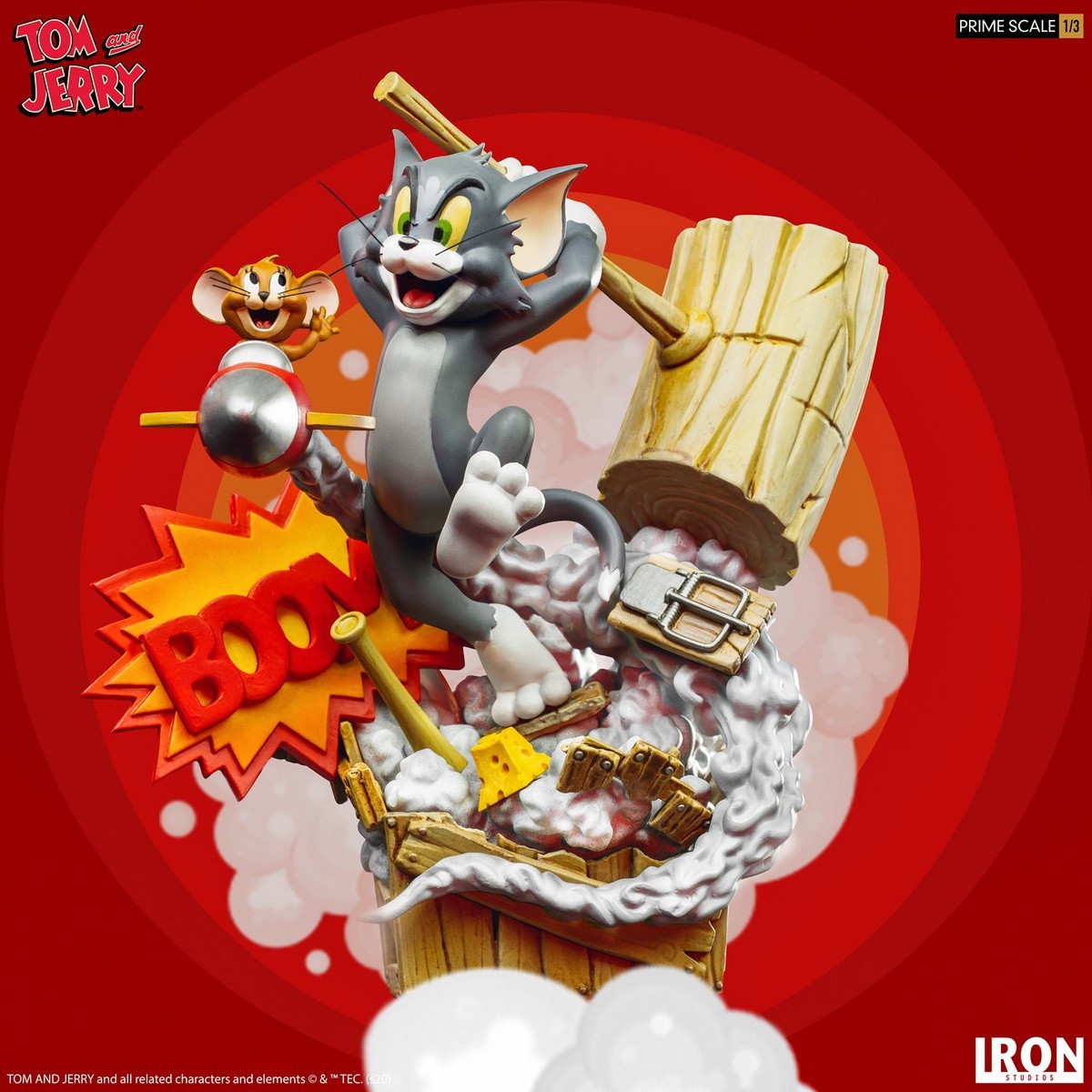 [สั่งจอง]Iron Studios TOMJER32820-13 Prime Scale 1/3 : Tom & Jerry