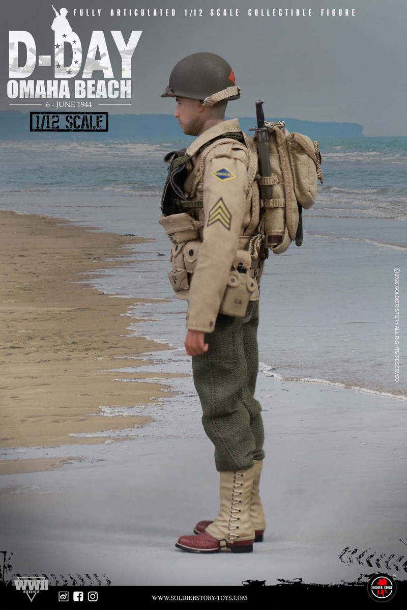 [สั่งจอง] SoldierStory SSM-005 1/12th Scale WWII US. 2nd Ranger Battalion “Sergeant”
