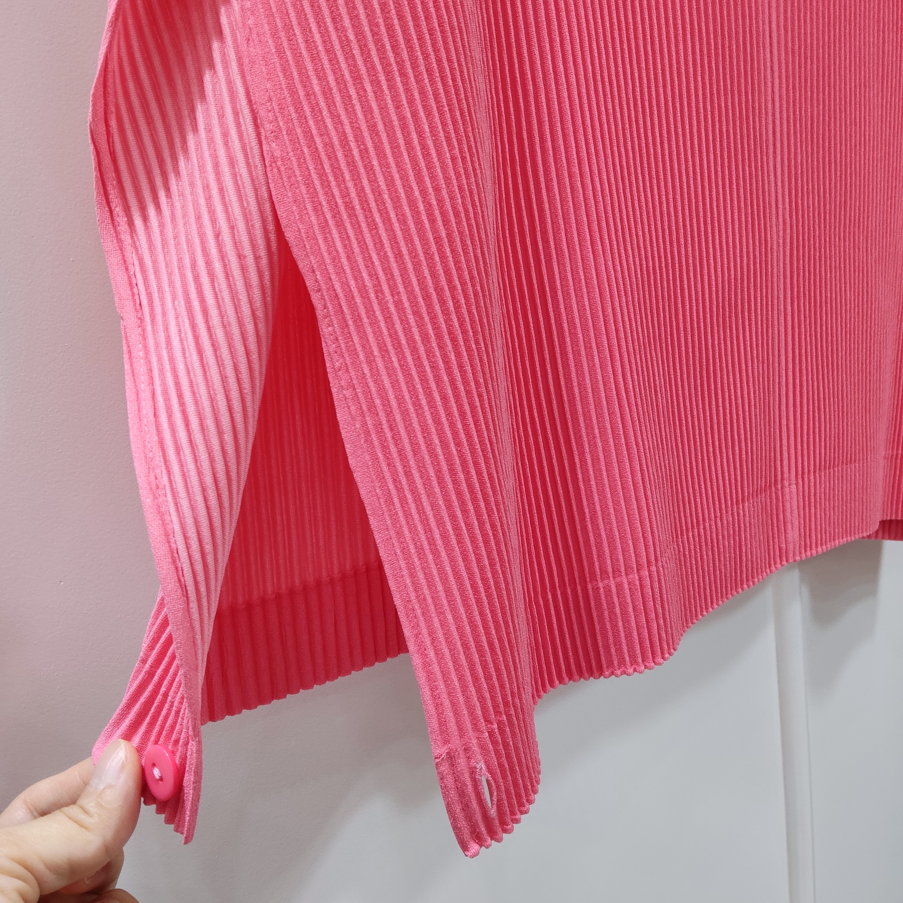 2MUAY รุ่น GJO5276 เสื้อคลุมพลีทคุณภาพ THICK COLLAR CAPE PLEATED CARDIGAN 7 สี FREE SIZE