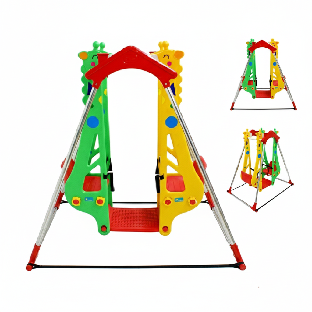 ชิงช้ายีราฟฝาแฝด , ชิงช้ายีราฟ ชิงช้า2ที่นั่ง ของเล่นเสริมพัฒนาการ ของเล่นเด็ก,เครื่องเล่นสนาม พร้อมส่ง