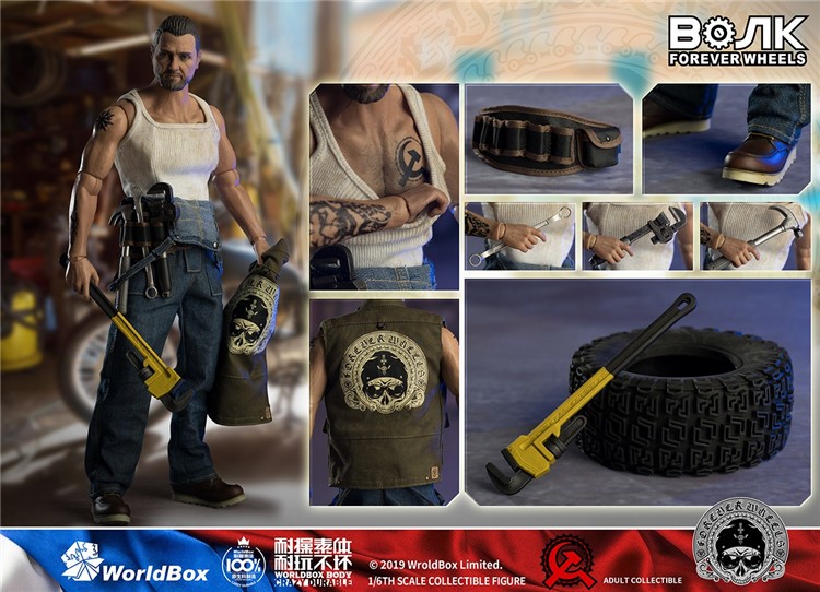 [สั่งจอง]World Box- Motor Mechanic 1/6th scale Collectible Figure Specifications