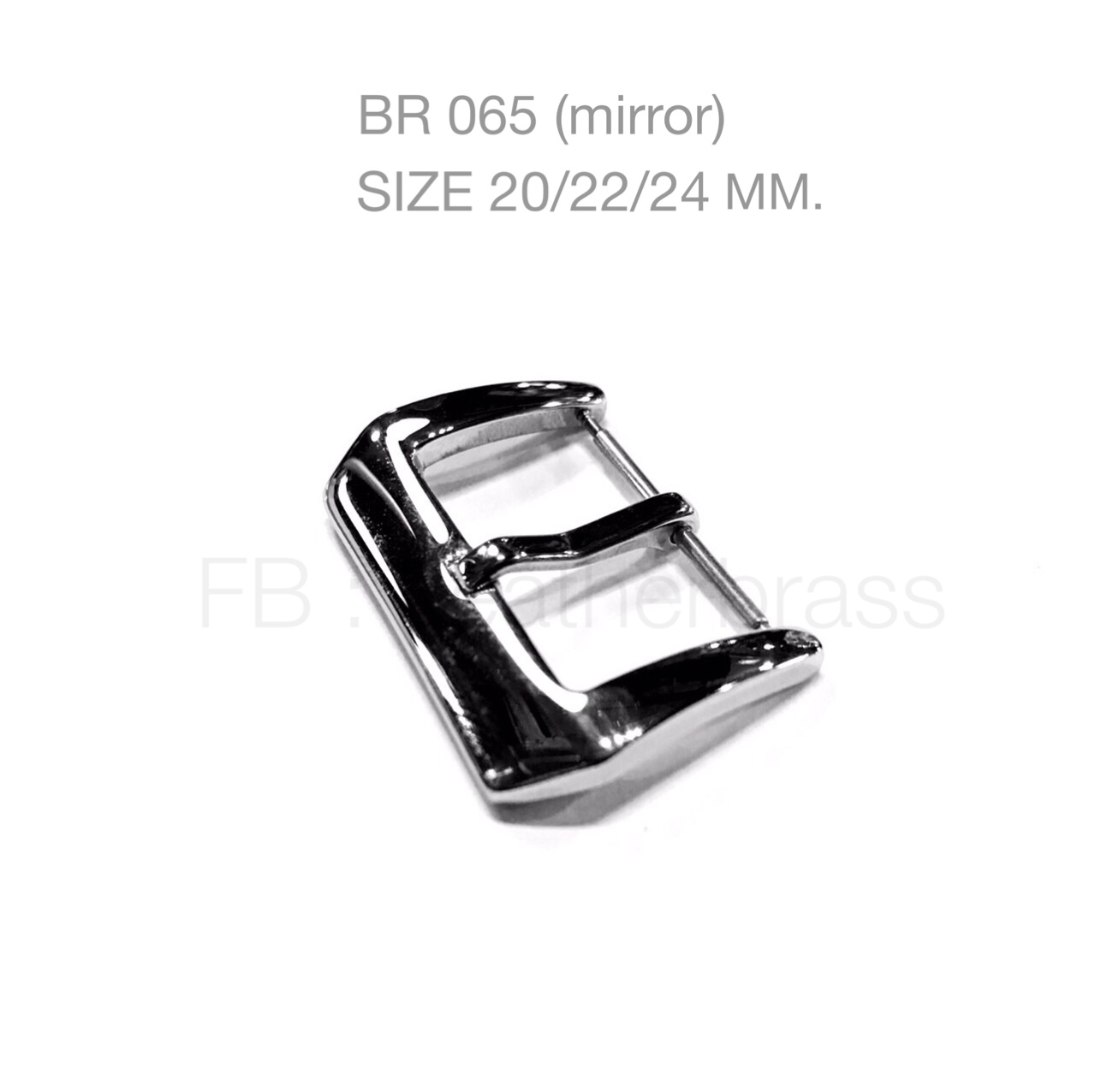 BR065 อะไหล่สายนาฬิกา เข็มขัดสายนาฬิกาปลาวาฬ สเตนเลส อุปกรณ์งานหนัง leatherbrass **ราคาต่อชิ้น**