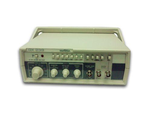 GX245, GX239 Simple Function Generator เครื่องกำเนิดความถี่แบบตั้งโต๊ะ_METRIX