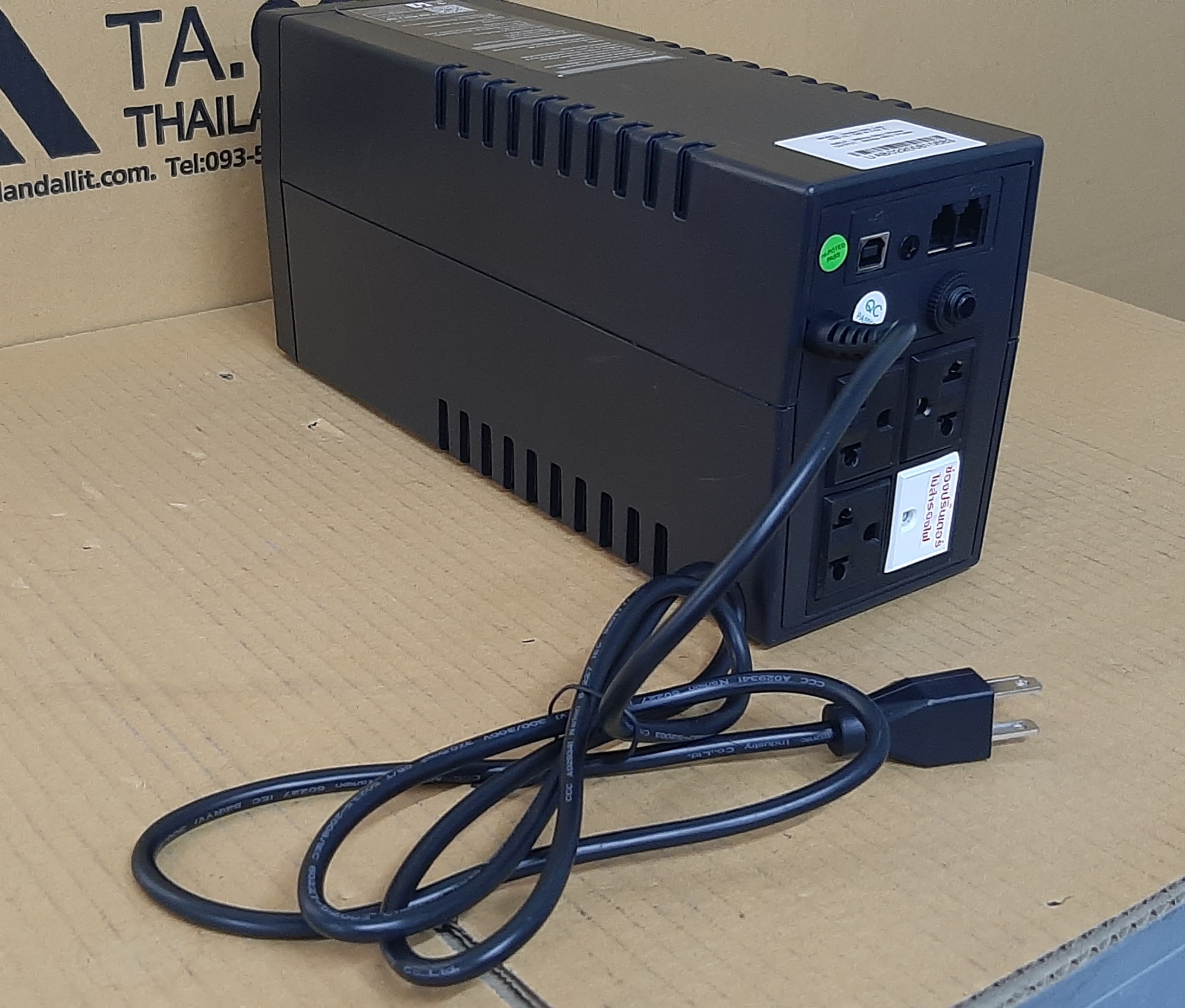 UPS (ใหม่) ค้างสต็อก สภาพดี ประกันร้าน 1 เดือน Advice Smart UPS 1000 LCD