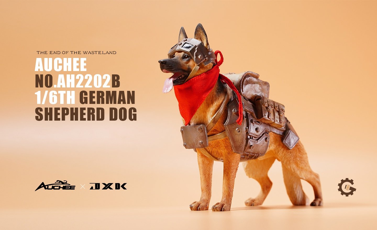 [สั่งจอง]Auchee × JXK 1/6 AH2202A/B : German Shepherd Dog