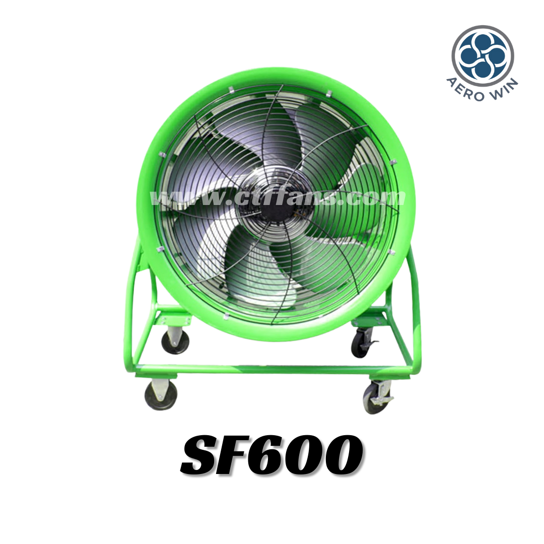 พัดลมถังกลมโครงล้อ AERO WIN (Model: SF600)