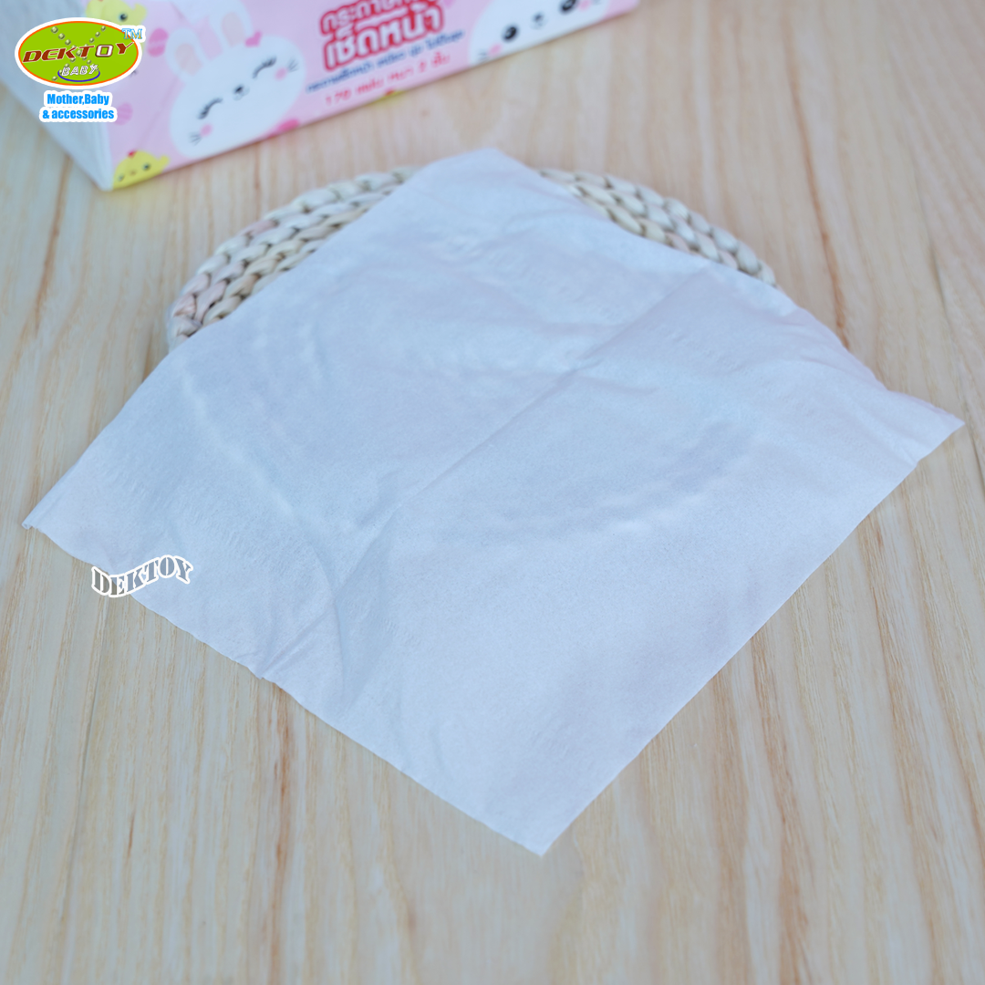 MIki กระดาษทิชชู่เช็ดหน้า หนา 2 ชั้น 170 แผ่น 5 ห่อ