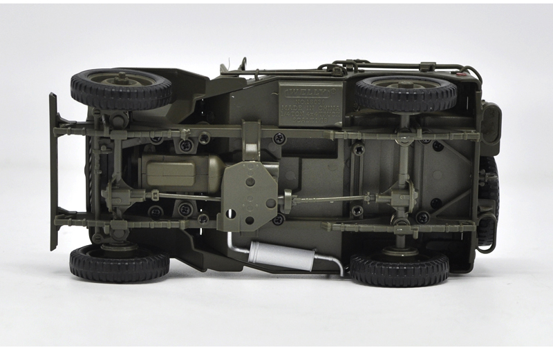 [สั่งจอง] JEEP WILLYS US ARMY 1/4 TON MILITARY WW II DIE CAST 1/18 BY WELLY 18036W