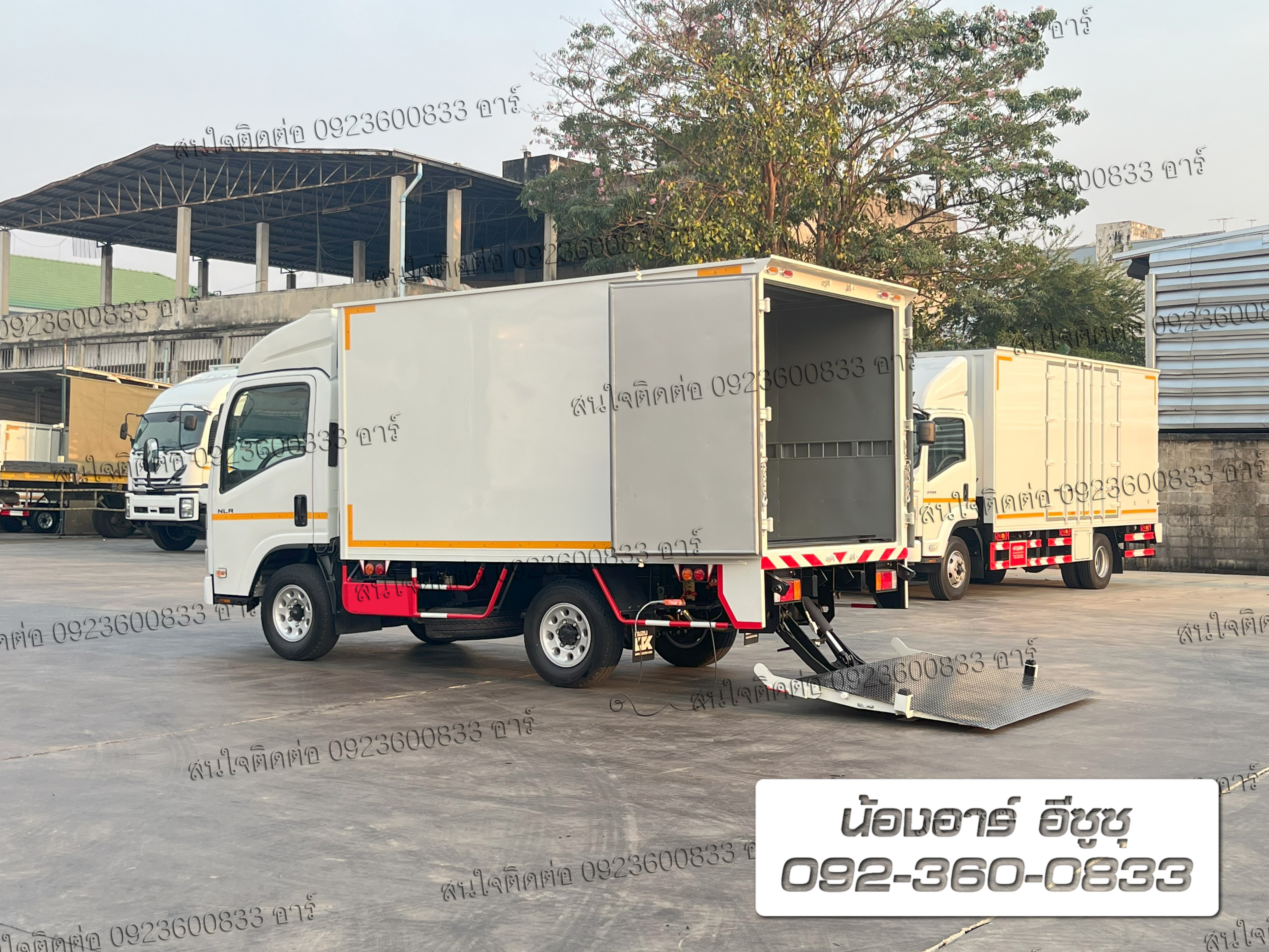 4 ล้อ ISUZU NLR Euro5 Max ตู้แห้ง ลิฟท้าย